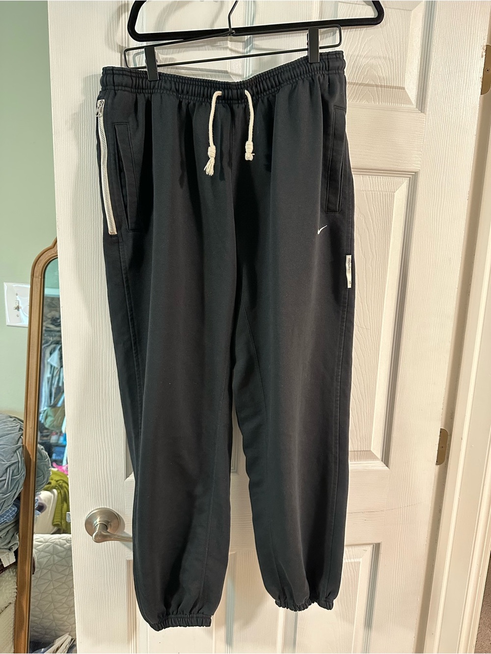 Nike Black Drawstring Jogger Pants